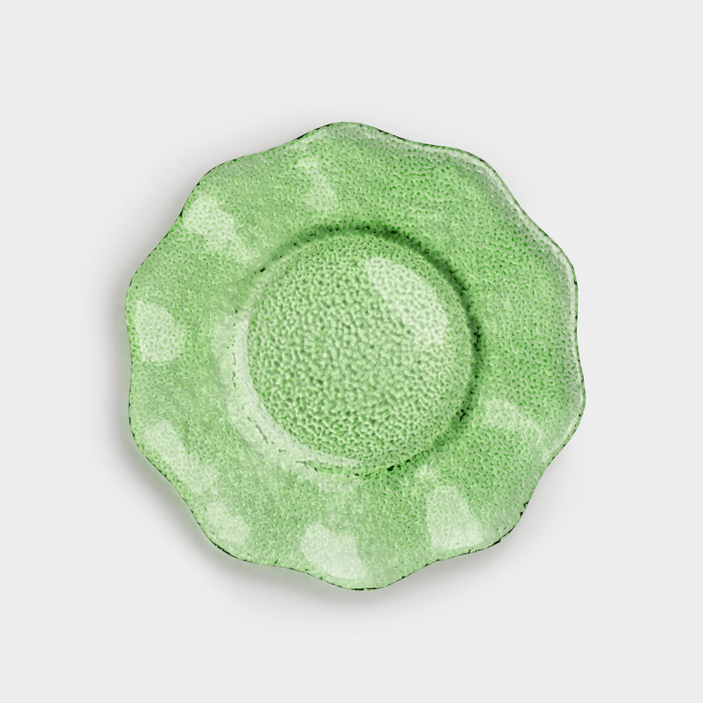 &Klevering Plates | Wavy Light Green