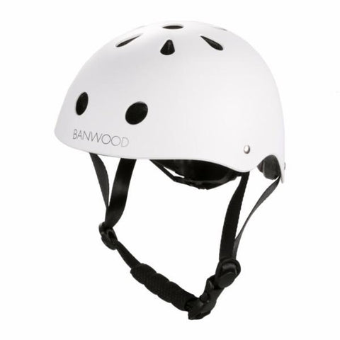 Banwood matte helmet white
