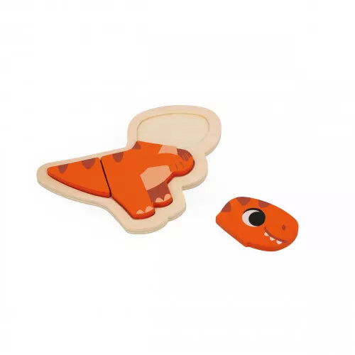 Janod Wooden insert puzzle 4 pieces | Dino