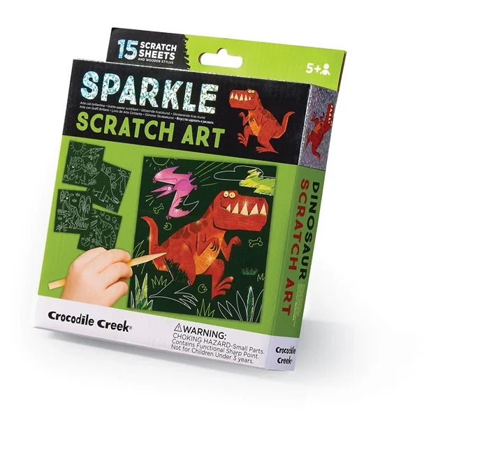 Crocodile Creek craft set Scratch | Dino