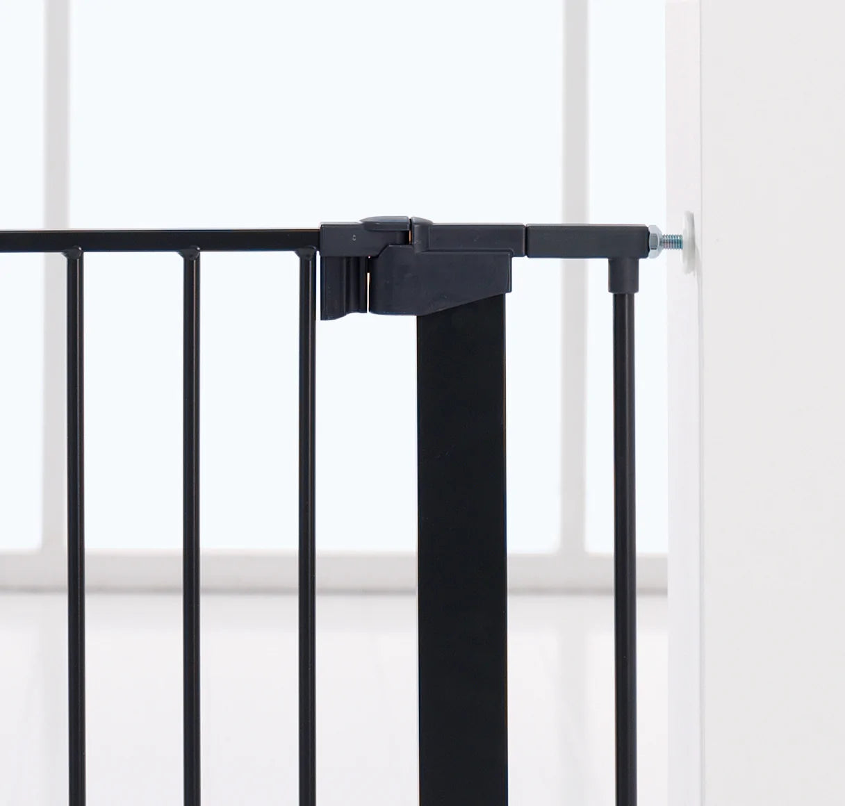 Babydan extension for door fence Asta Black | 7cm