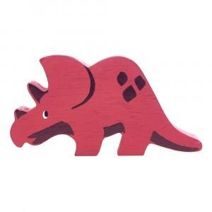 Tender Leaf Toys Wooden Dino Triceratops