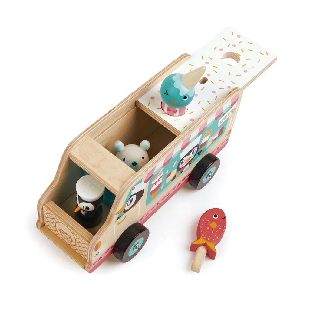 Tender Leaf Toys Pinguin's ice cream cart