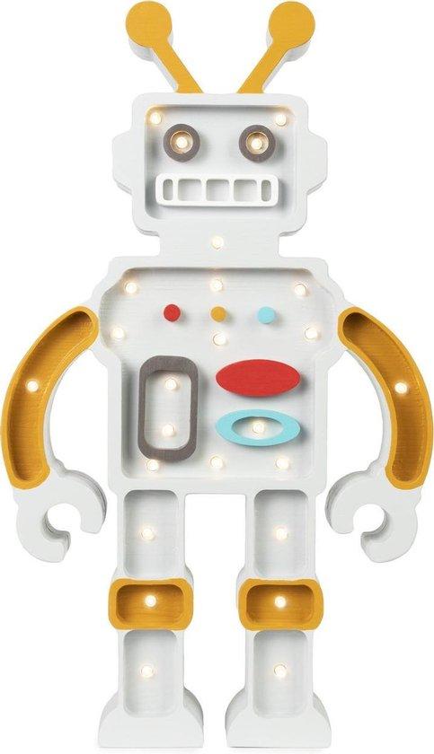 Little Lights Lamp Robot | Grey Mustard