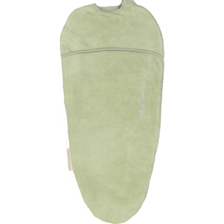 Puckababy Piep Teddy Swaddle sleeping bag 0-3m | Olive