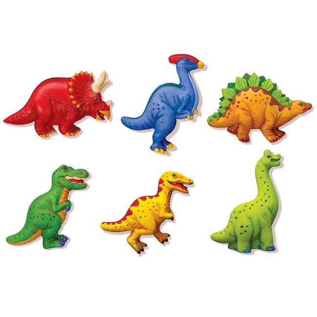4M Mold & Paint Dinosaur Glow in the Dark Magnets