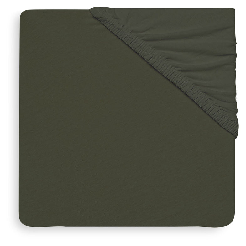 Jollein fitted sheet Jersey Crib 40/50x80/90cm | Leaf Green 2-Pack