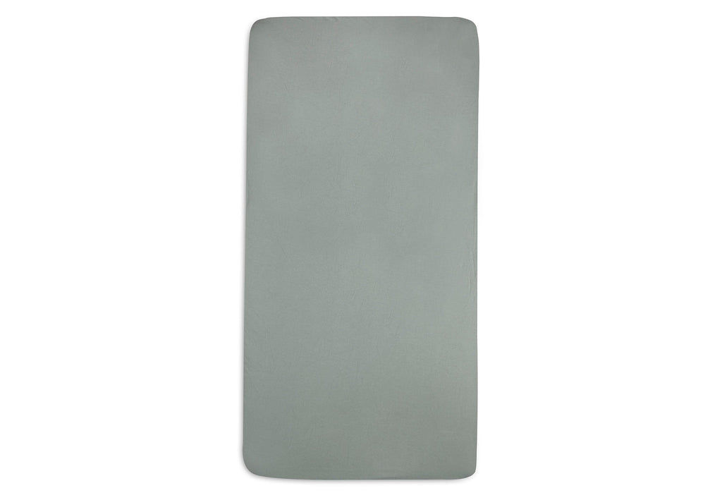 Jollein fitted sheet Jersey 70x140cm/75x150cm | Ash Green