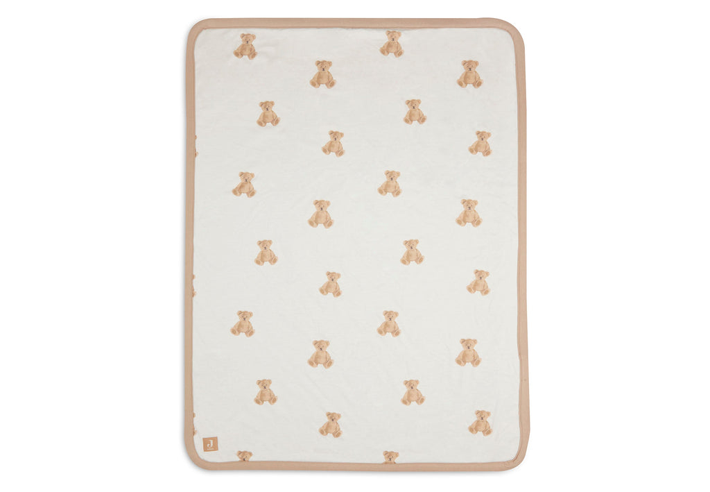 Jollein Crib Blanket 75x100cm | Teddy Bear