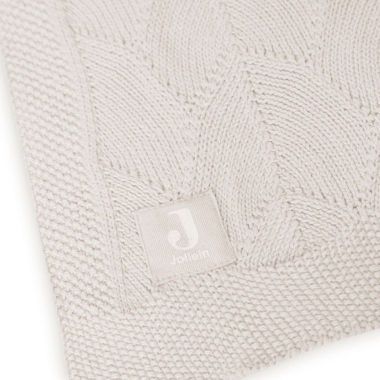 Jollein Cot Blanket 75x100cm | Shell Knit Nougat