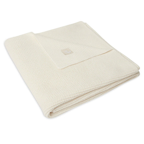 Jollein Cot Blanket 75x100cm | Basic Knit Ivory