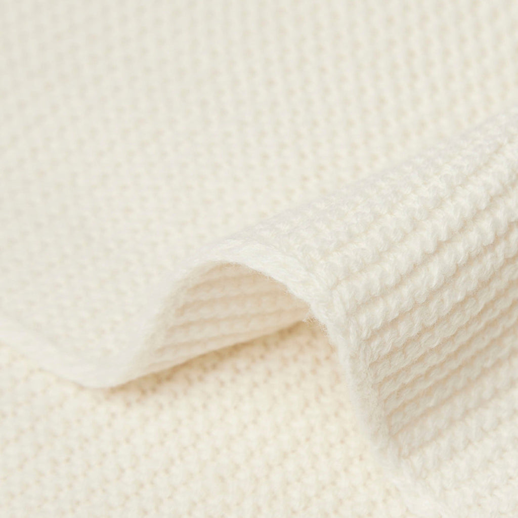 Jollein Cot Blanket 75x100cm | Basic Knit Ivory