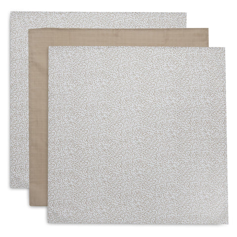 Jollein Hydrophilic Cloth Small 70x70cm 3-Pack | Dotted