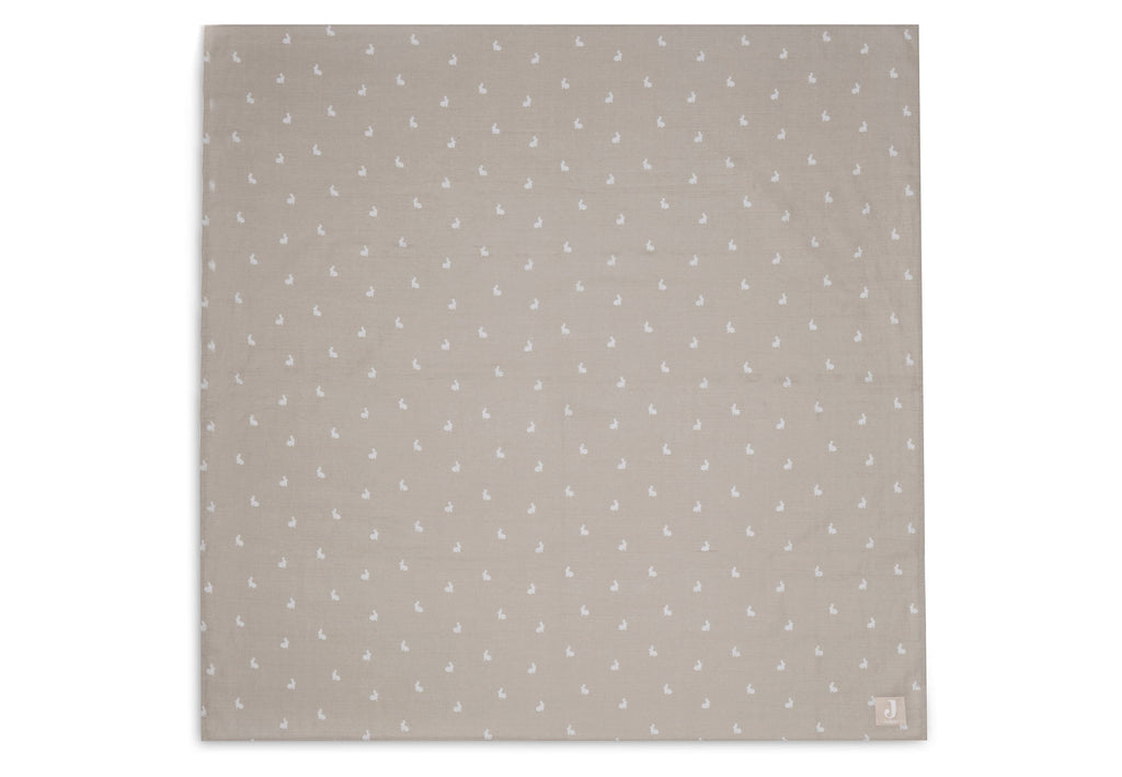 Jollein Hydrophilic Cloths 115x115cm | Rabbit Nougat