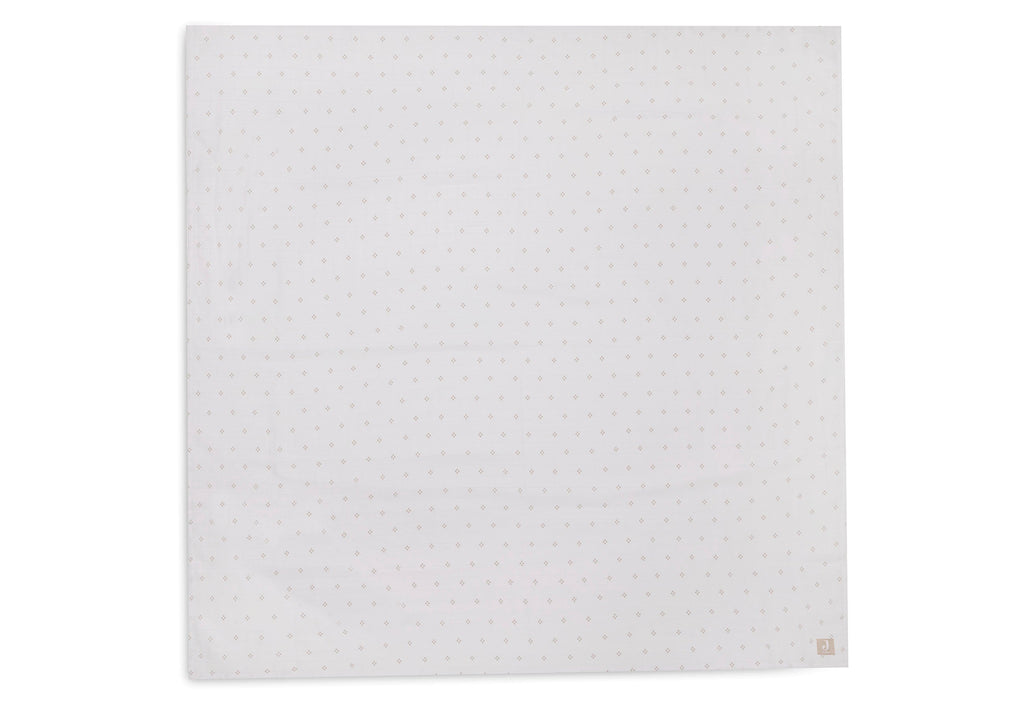 Jollein Hydrophilic Cloths 115x115cm | Pointelle Biscuit