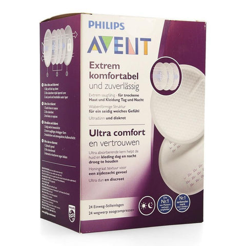 AVENT SCF254 / 24 - Disposable breast compresses day / night - 24 pieces