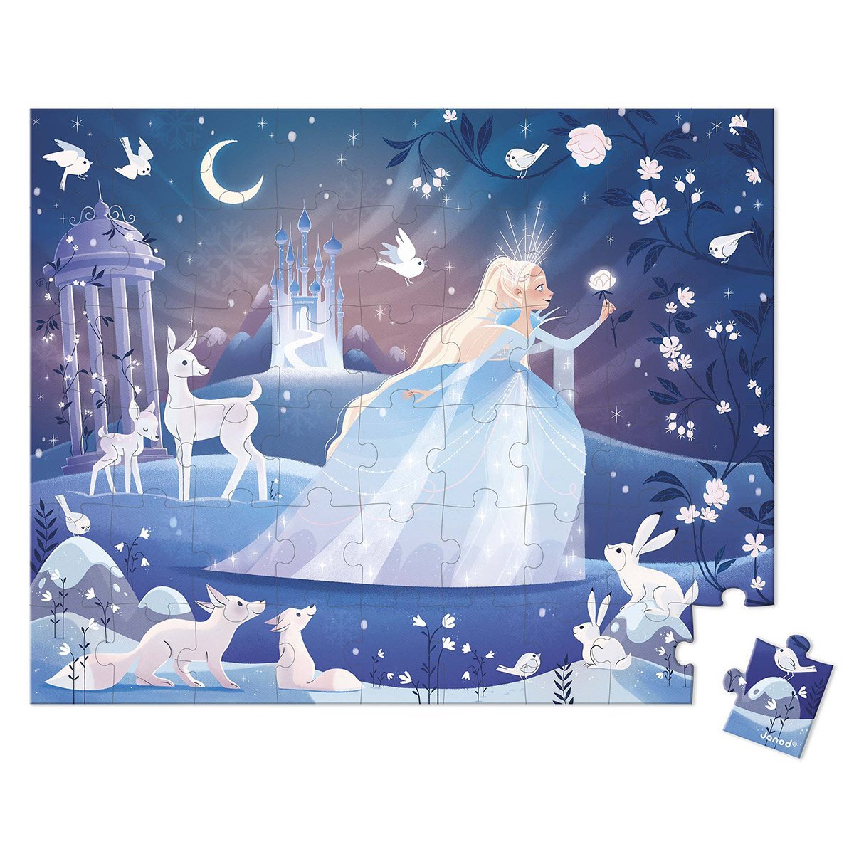 Janod Case Puzzle 54ST - Ice Princess