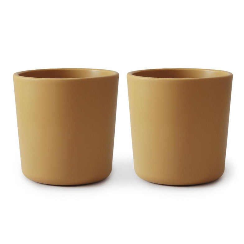 Mushie Drinking Cup Set 2 pieces | Mustard