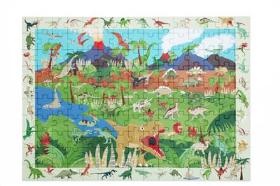 Scratch 2-in-1 Puzzle Discovery Puzzle 150PCS | Dinosaurs
