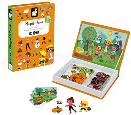 Janod Magneti'Book Meeneem Magneetset | 4 Seasons