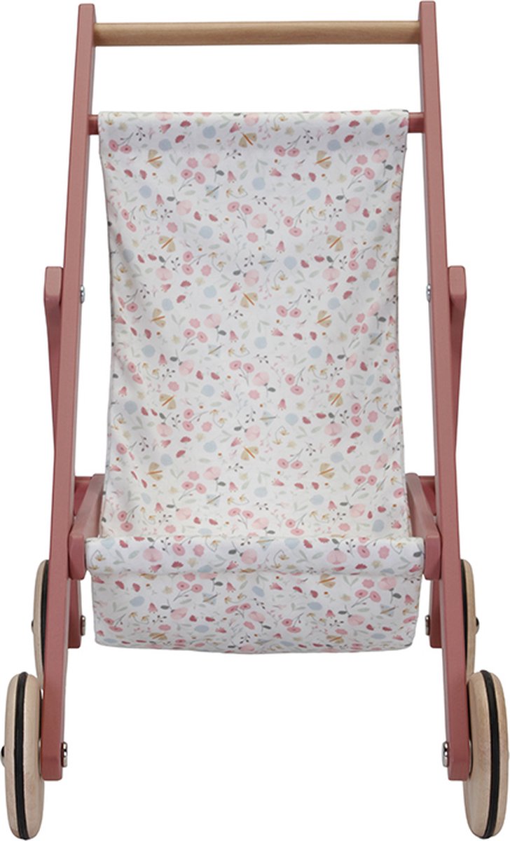 Little Dutch Wooden Dolls Buggy FSC De Gele Flamingo EN