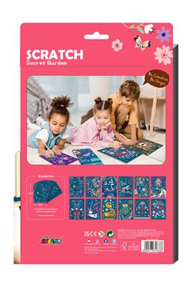 Avenir Scratch Craft Set Scratch | Secret garden