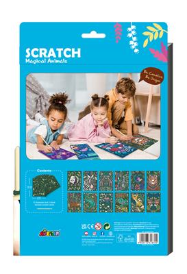 Avenir Scratch Craft Set Scratch | Magical animals