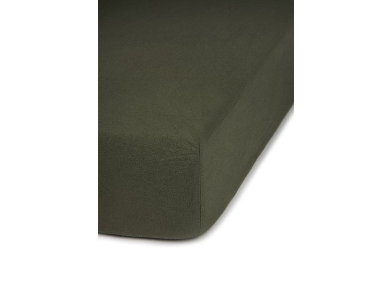 Nobodinoz fitted sheet Wabi Sabi 70x140cm | Vetiver