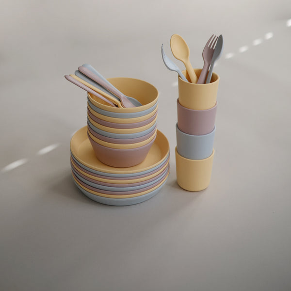 Mushie Set 2 Bowls around | Powder Blue