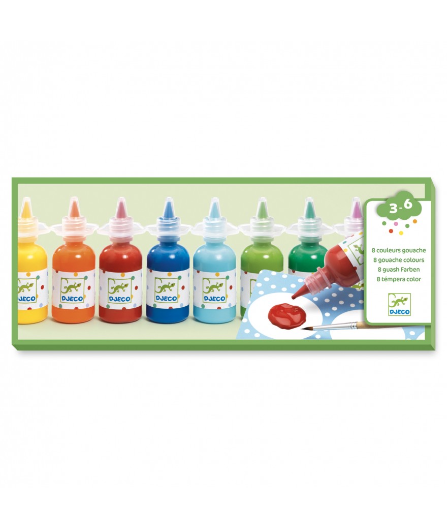 Djeco paint set 8