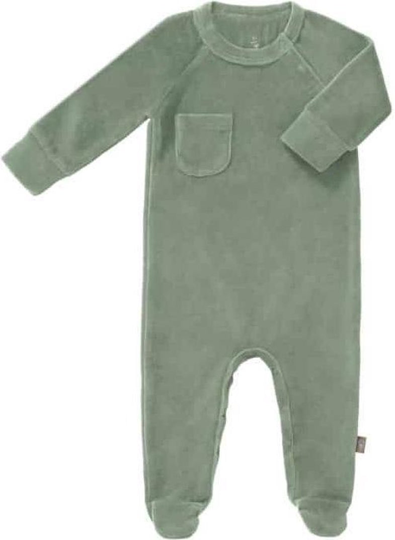 Fresk pajama velor With feet Forest Green