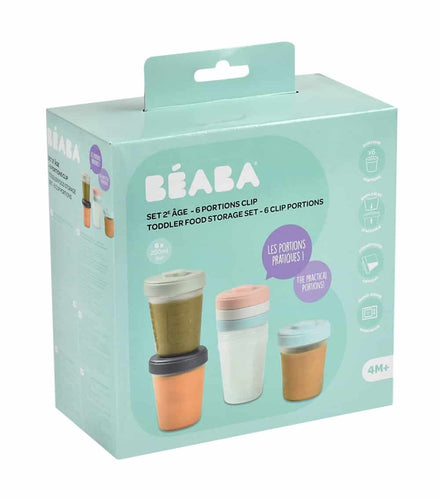 Béaba Storage Boxes Food clip 6x250ml