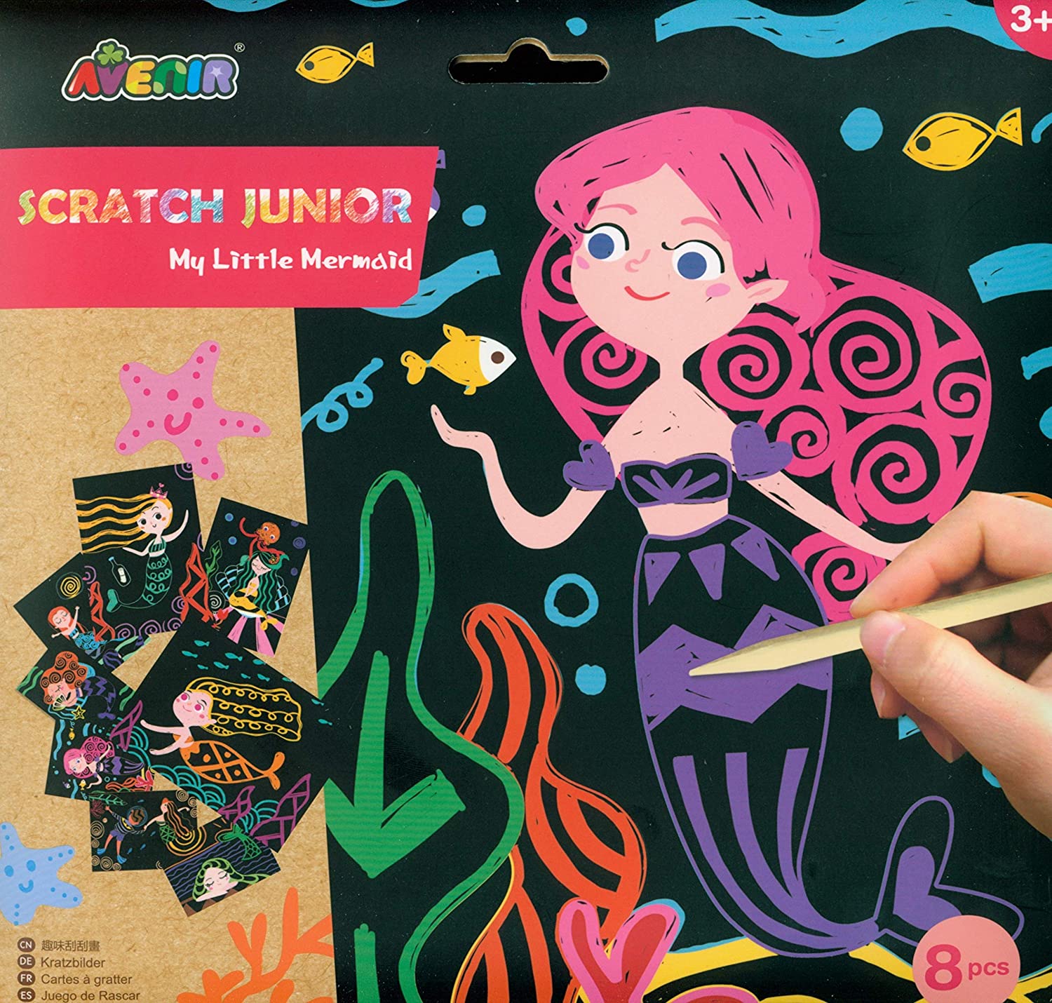Avenir Scratch Knutselset Kras | My Little Mermaid