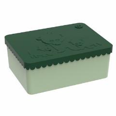 Blafre brooddoos Green polar bear - DE GELE FLAMINGO - Kids concept store 