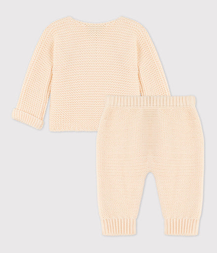 Petit Bateau baby suit 2-piece tricot | Avalanche