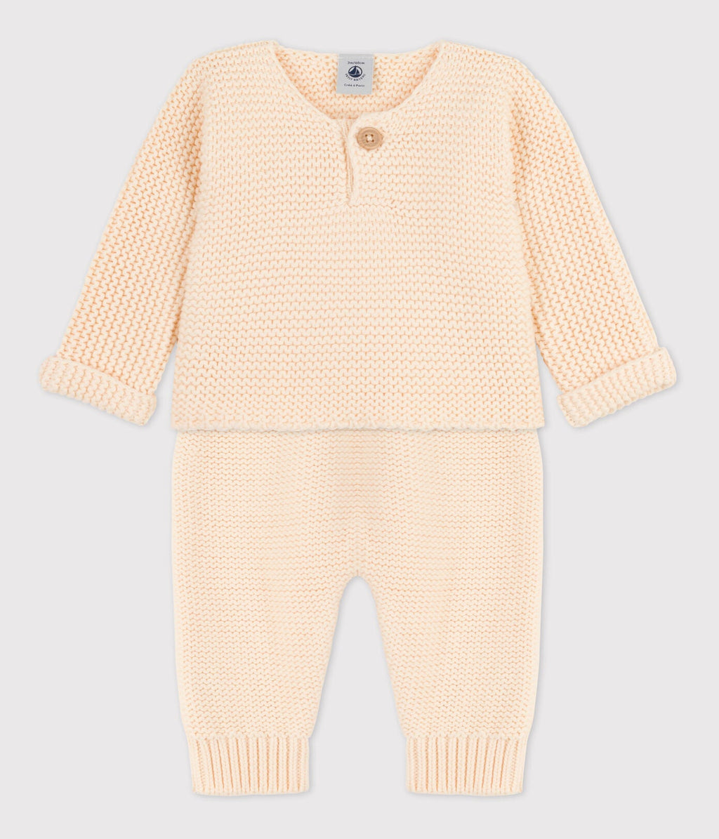 Petit Bateau baby suit 2-piece tricot | Avalanche