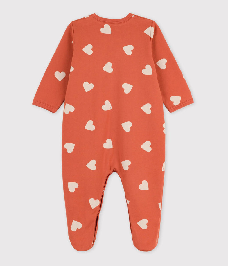 Petit Bateau Baby Pyjama | Brandy / Avalanche