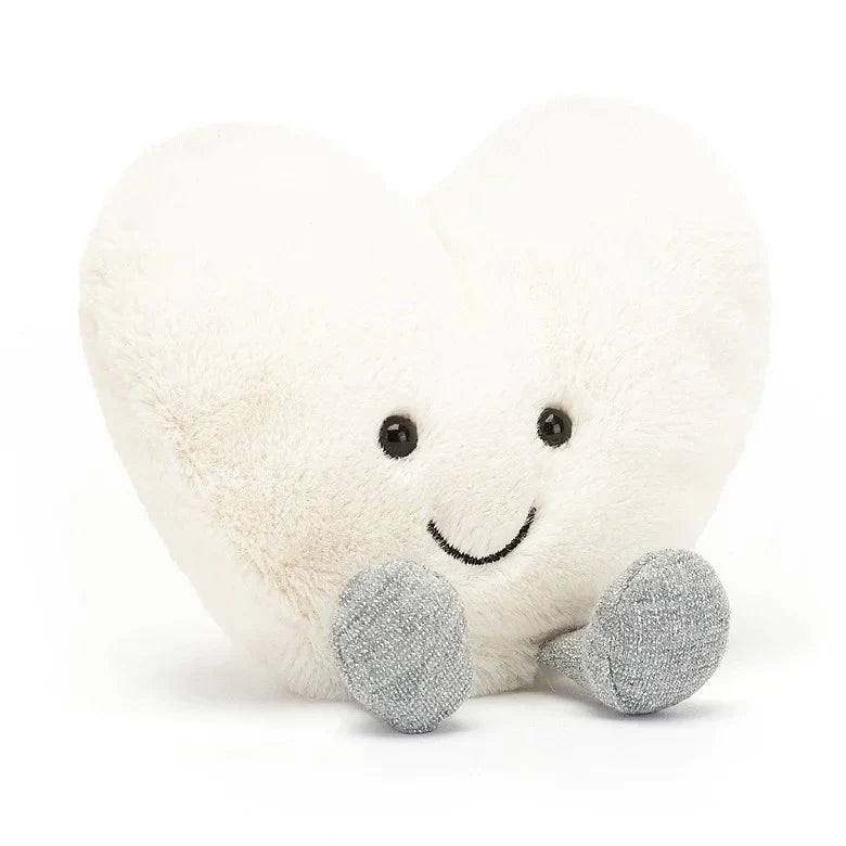 Jellycat Cuddly Amuseable Cream Heart