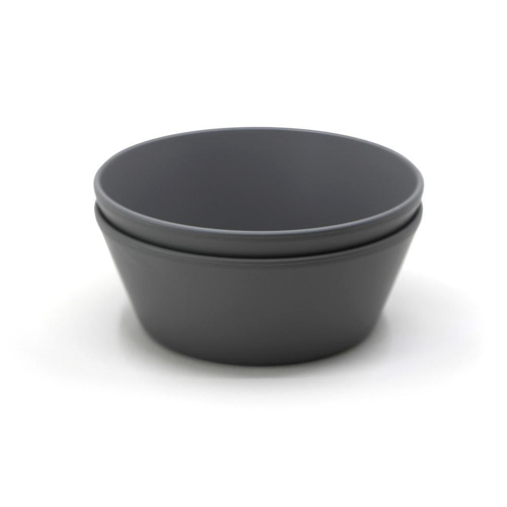 Mushie Set 2 Bowls Rond | Smoke