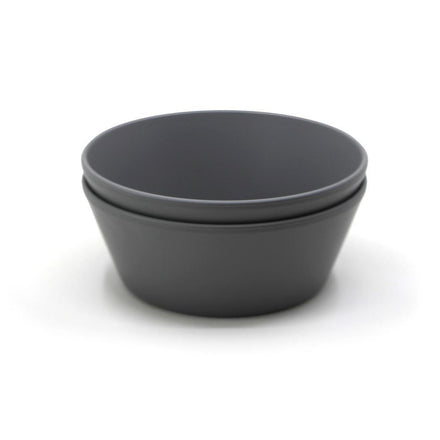 Mushie Set 2 Bowls Rond | Smoke