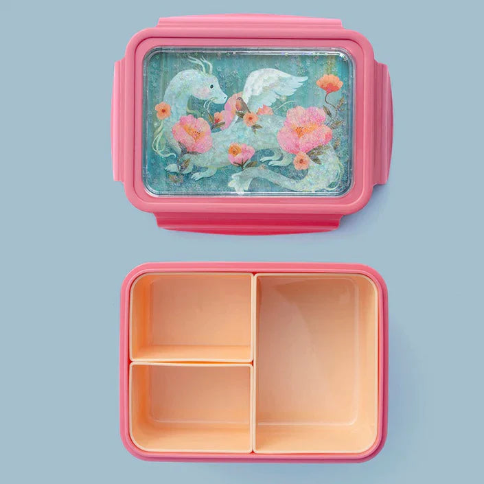 Petit Monkey Handy Bento Lunchbox | Fairytale Dragon Pearl Stars