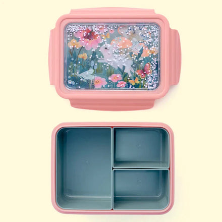 Petit Monkey Handy Bento Lunchbox | Bunny White Stars