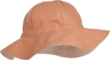 Liewood Amelia Reversible sun hat | Stripe Tuscany Rose /Sandy