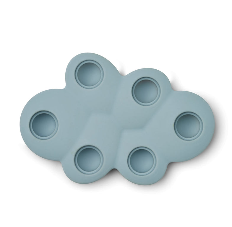 Liewood Anne Teether Toy pressure toy | Cloud Whale Blue Mix