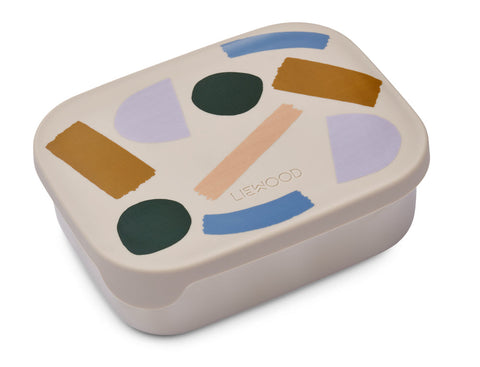 Liewood Arthur Lunch Box | Paint Stroke /Sandy