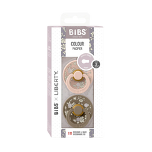 Bibs pacifier latex 0-6 months 2 pack | Blush mix