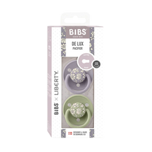 Bibs Deluxe pacifier around silicone 2 pack | Sage mix