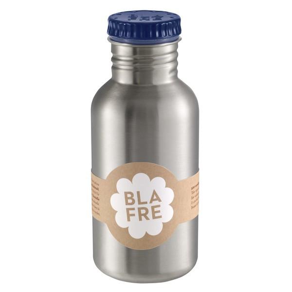 Blafre drinkfles 500ml donkerblauw - DE GELE FLAMINGO - Kids concept store 