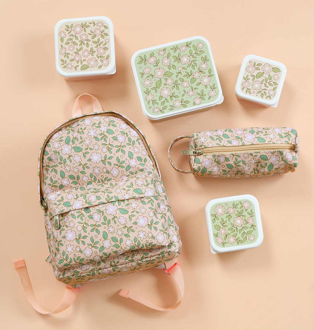 A Little Lovely Company Backpack | Blossoms - Pink