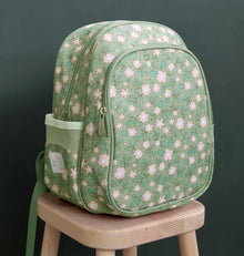 A Little Lovely Company Backpack | Blossoms - Sage Green